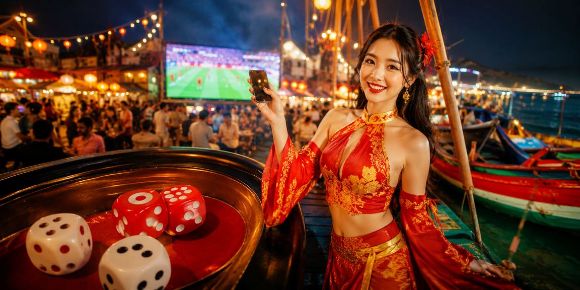 Khách hàng đăng nhập trên di động tại phổ đêm Mũi Né
